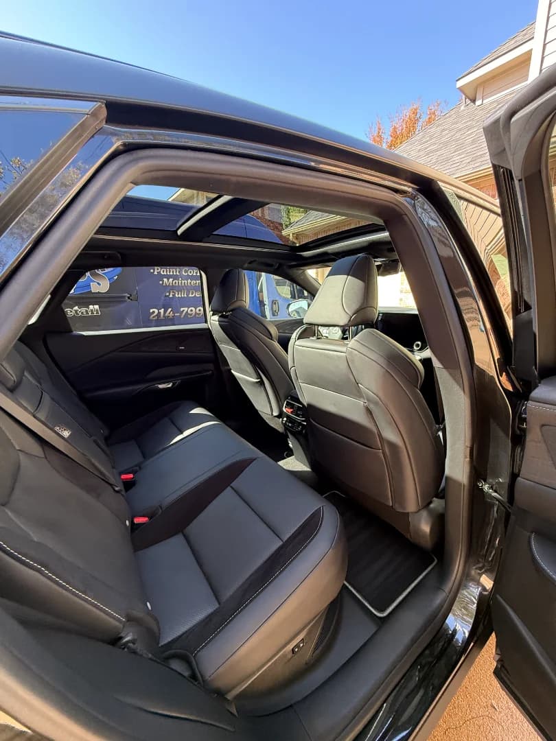 Interior cleaning detail